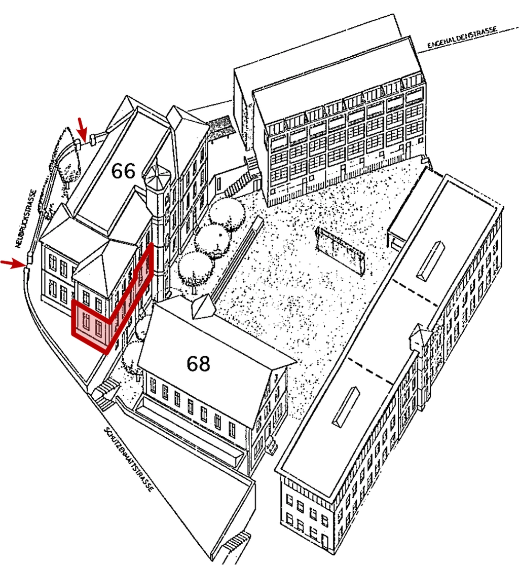Find us on campus map