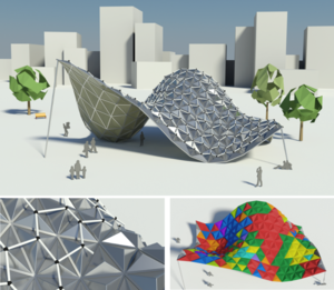 Rationalization of Triangle-Based Point-Folding Structures