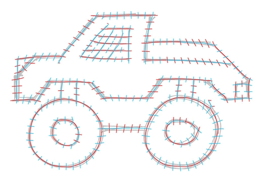 Integer-Grid Sketch Simplification and Vectorization